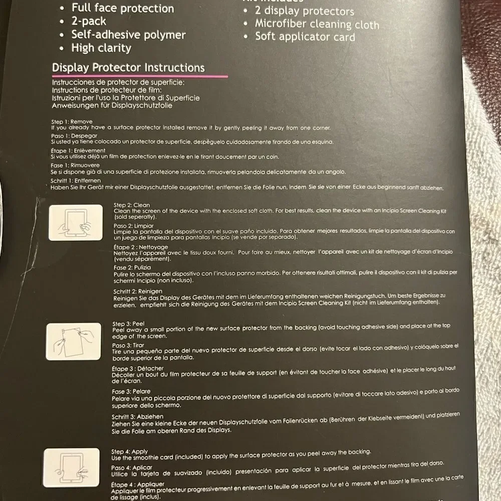 iPad 2 screen protectors pack of 2
